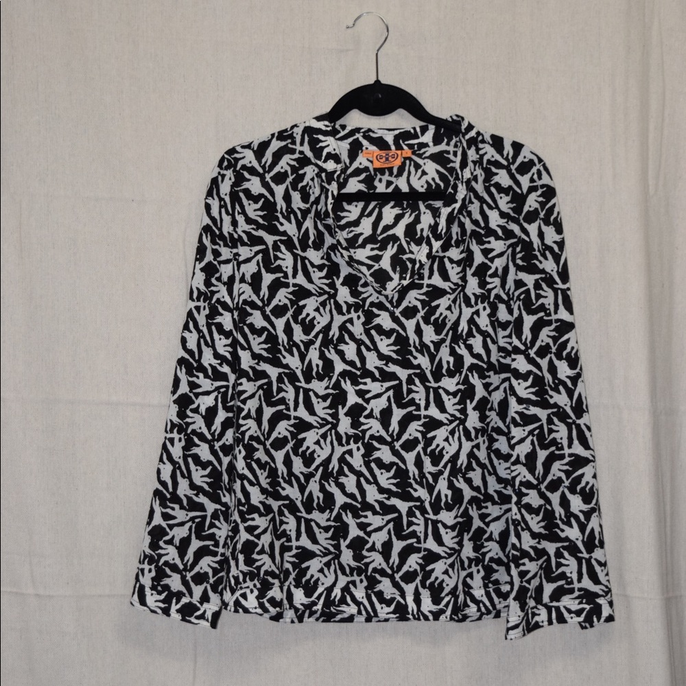 Tory Burch Stephanie Swingers MONKEYS Tunic Top